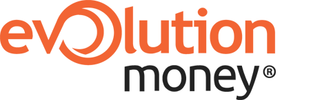 Evolution Money logo representing homeowner loans and financial solutions.