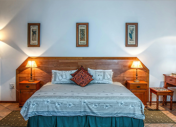 Illustration of a bedroom with new furniture and financial symbols representing furniture financing.