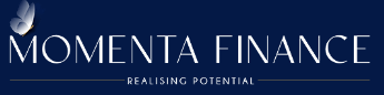 Momenta Finance logo representing financial solutions and business funding.